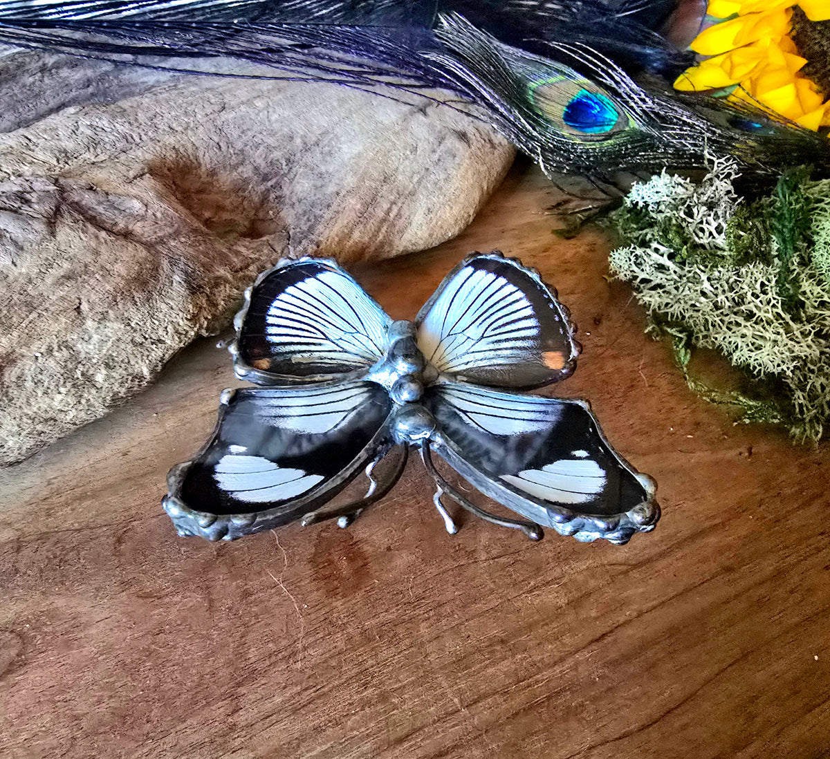 Red-Spot Diadem Butterfly Figurine