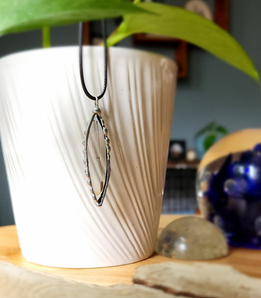 Dragonfly Wing Pendant Necklace